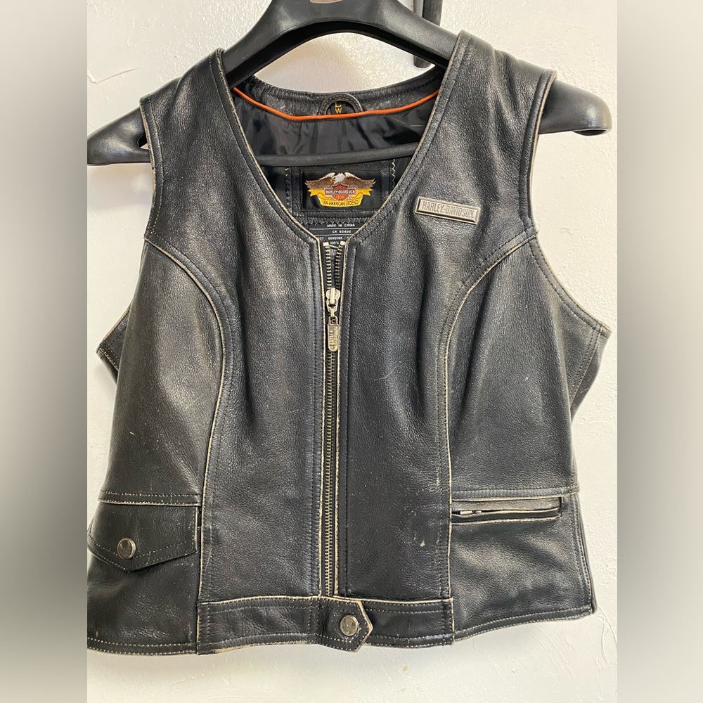 Harley-Davidson leather vest